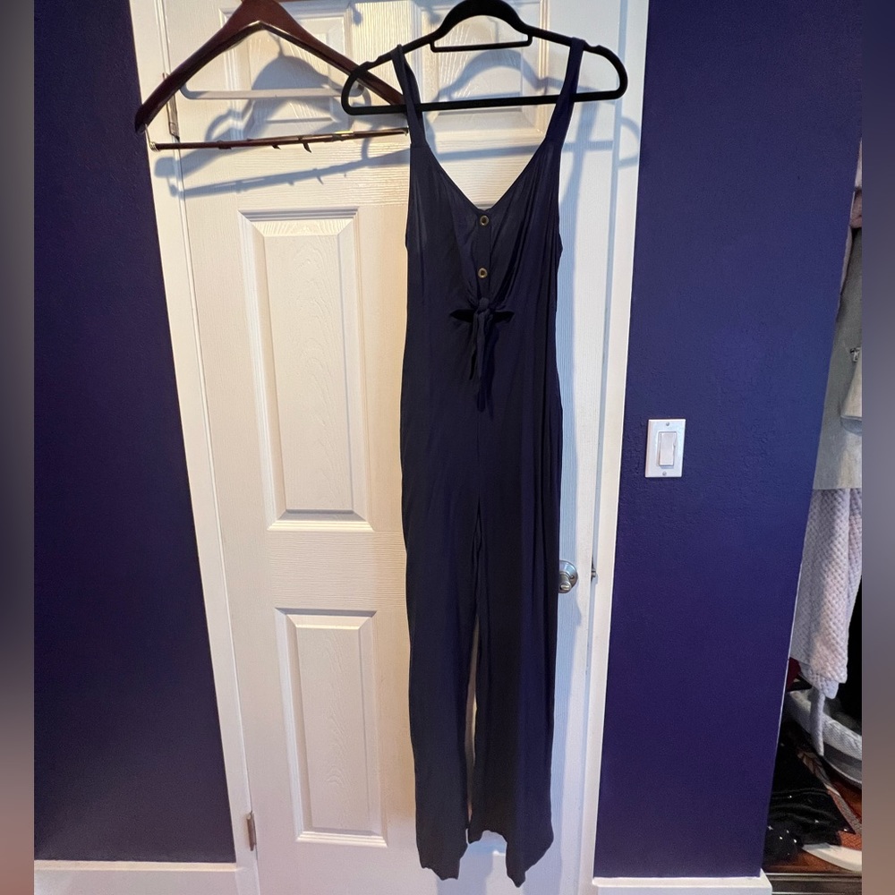 Blue jumpsuit